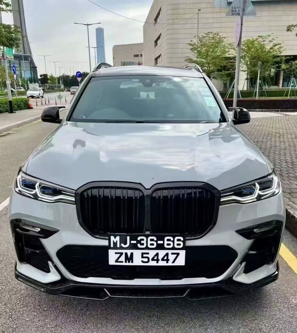 High Quality Carbon Fiber F-D Style Body Kit for BMW X7 G07 Carbon Fiber Front Lip Skirt Rear Diffuser Spoiler Mirror
