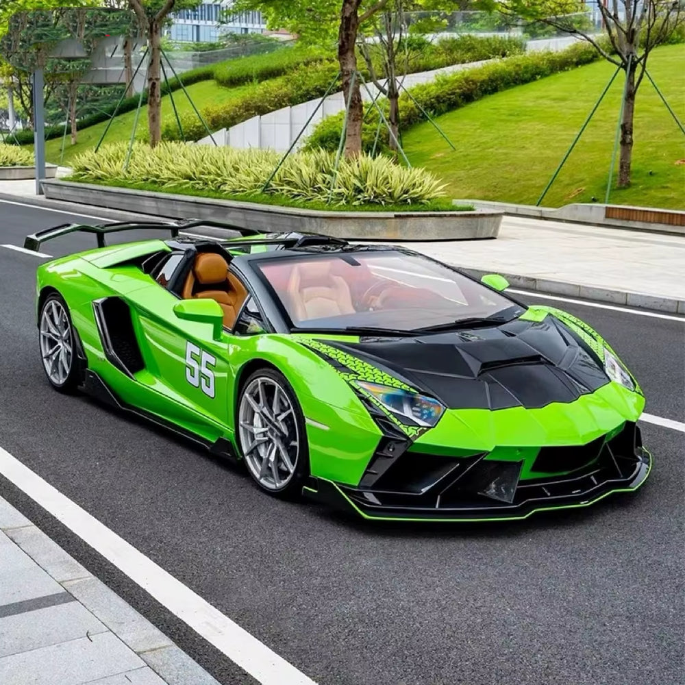 CT Style Dry Carbon Fibre Body Kit for Lamborghini Aventodor Lp700 Front Bumper Rear Bumper Side Skirt Spoiler Hood Body Kit