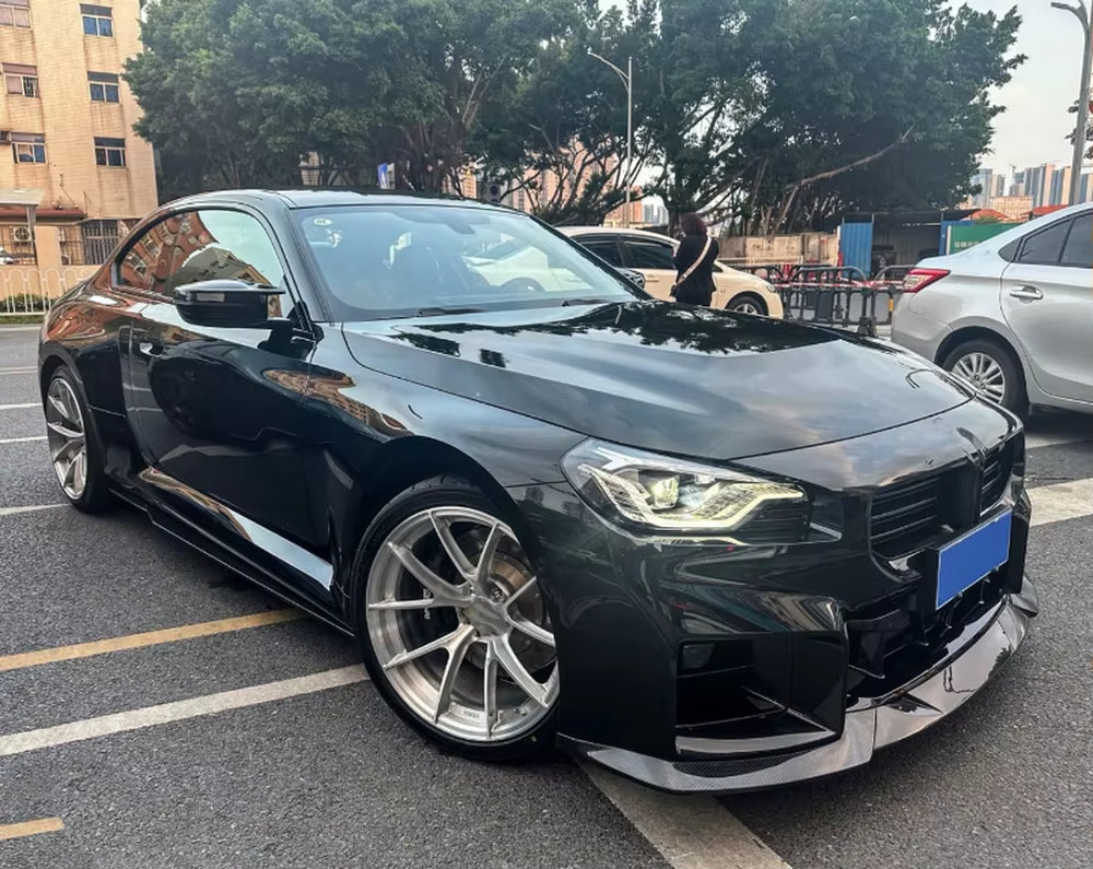 Dry Carbon Fiber Fibre Body Kit for BMW M2 G87 Front Bumper Front Lip Diffuser Spoiler