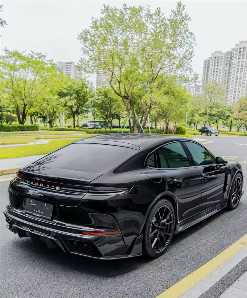 Dry Carbon Fiber CT Style Body Kit for Porsche Paramera 976 2024+ Front Lip Skirt Rear Diffuser Spoiler Body Kit