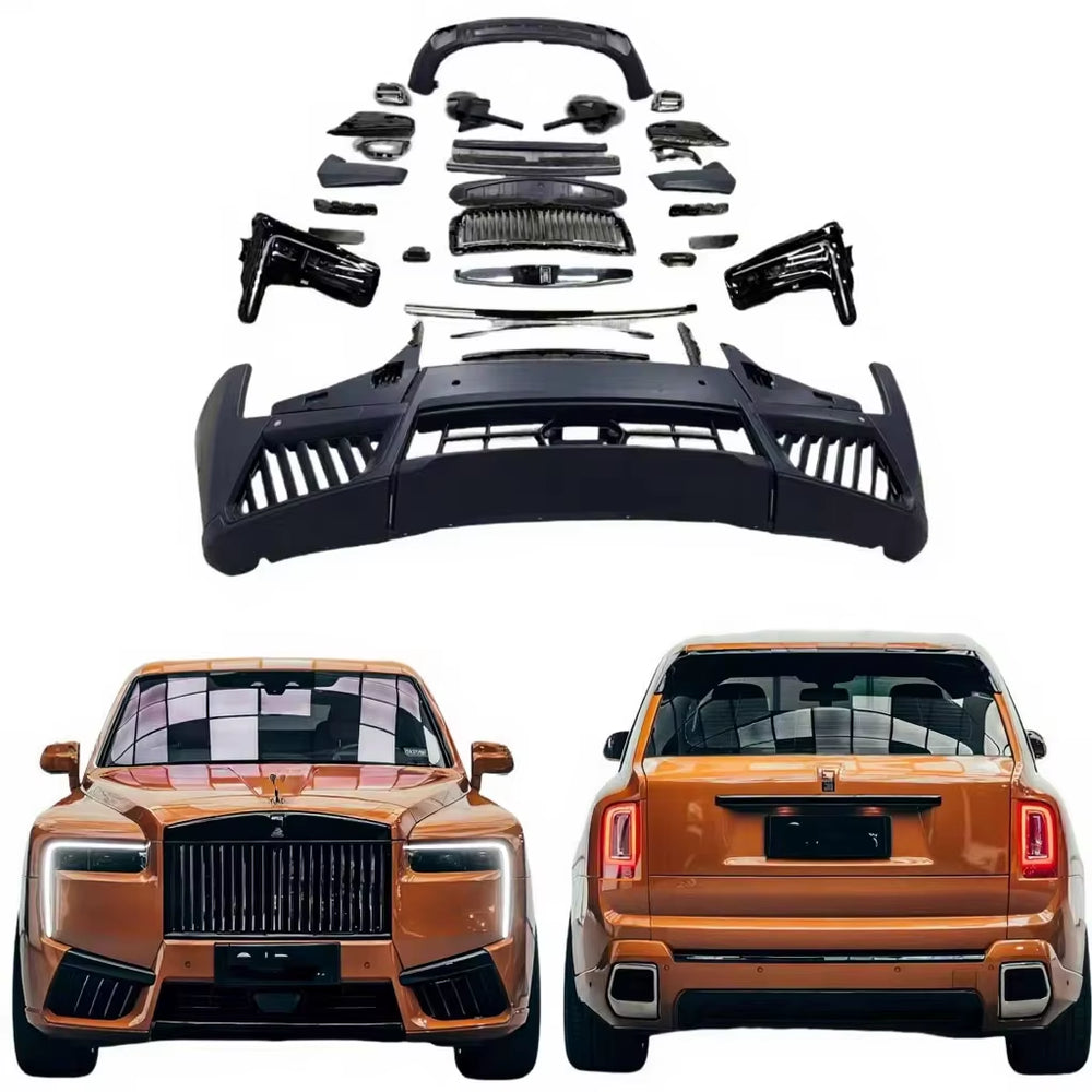 High Quality Body Kit for Rolls Royce Cullinan 2018-2024 Upgrade to 2025 Cullinan Grill Headlights Grille Bodykit Car Bumpers