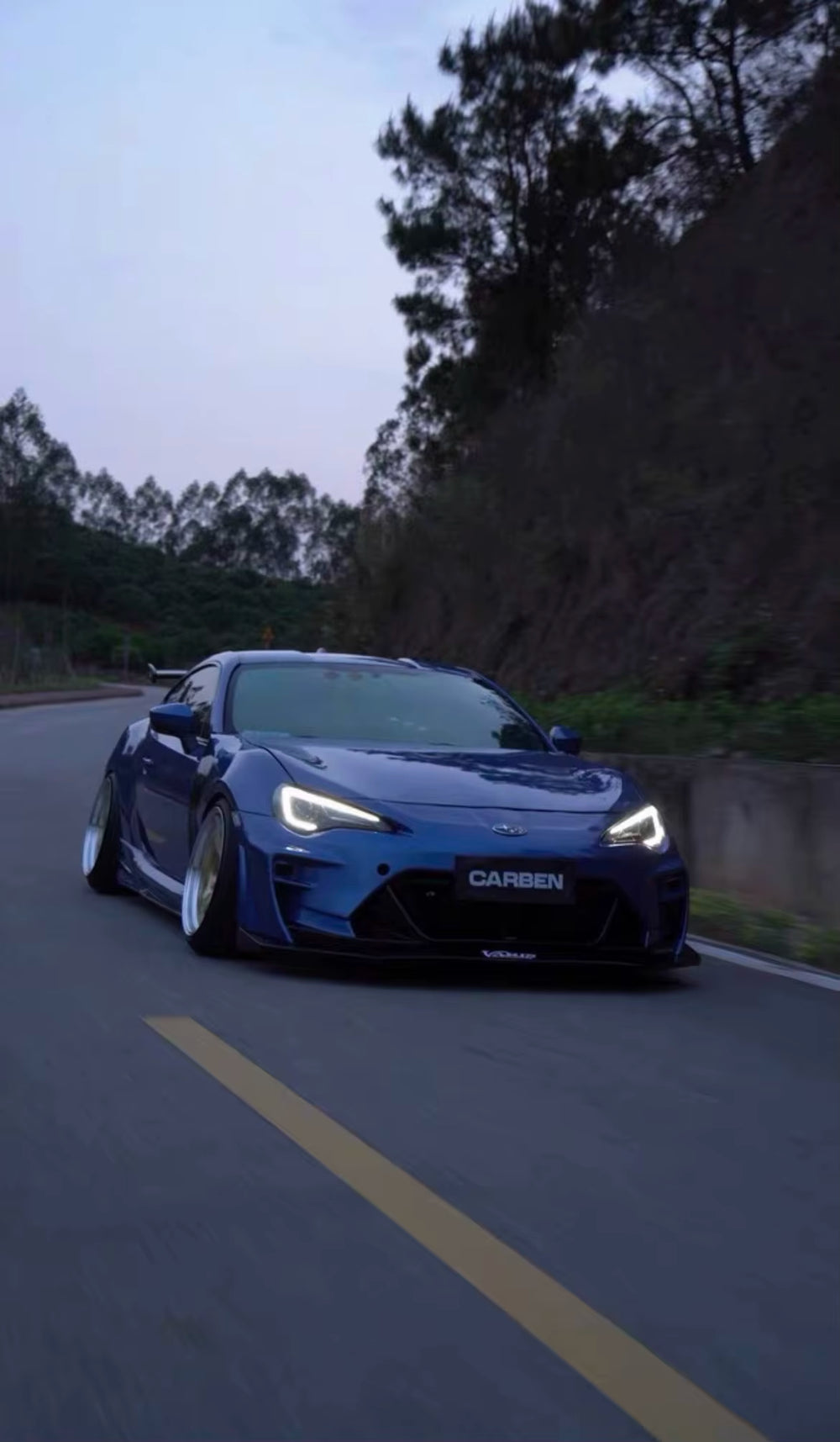 Vars Style Body Kit for Toyota GT86 2013-2020 Front and Rear Bumper Side Skirts Diffuser Body Kit