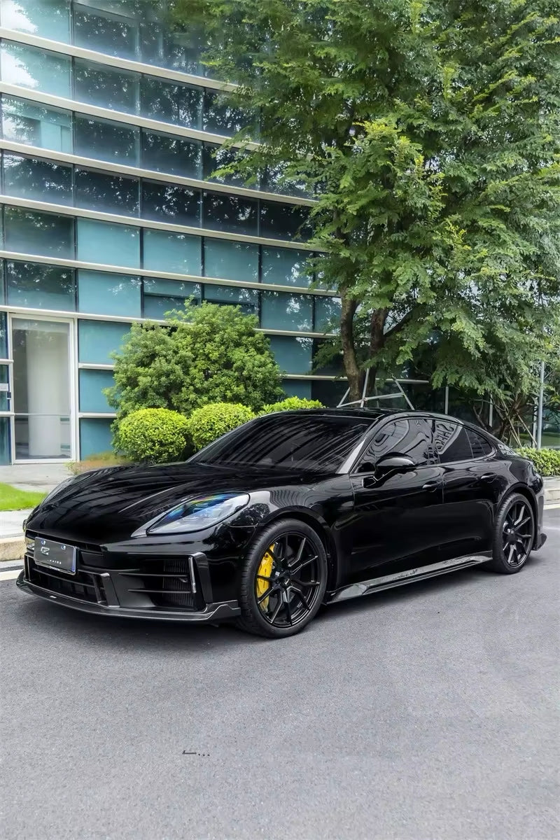 Dry Carbon Fiber CT Style Body Kit for Porsche Paramera 976 2024+ Front Lip Skirt Rear Diffuser Spoiler Body Kit