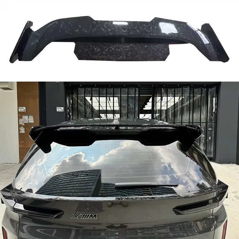 High Quality Dry Carbon Fiber Spoiler for BMW XM G09 Upgrade MSY Style Spoiler Top Wing Roof Spoiler