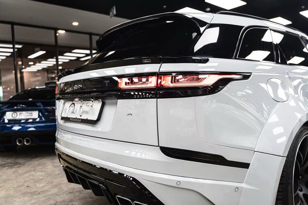 Car Bumper Body Kit for Range Rover Velar Upgrade LM Style Wide Body Kit Front and Rear Bumper Spoiler Grille