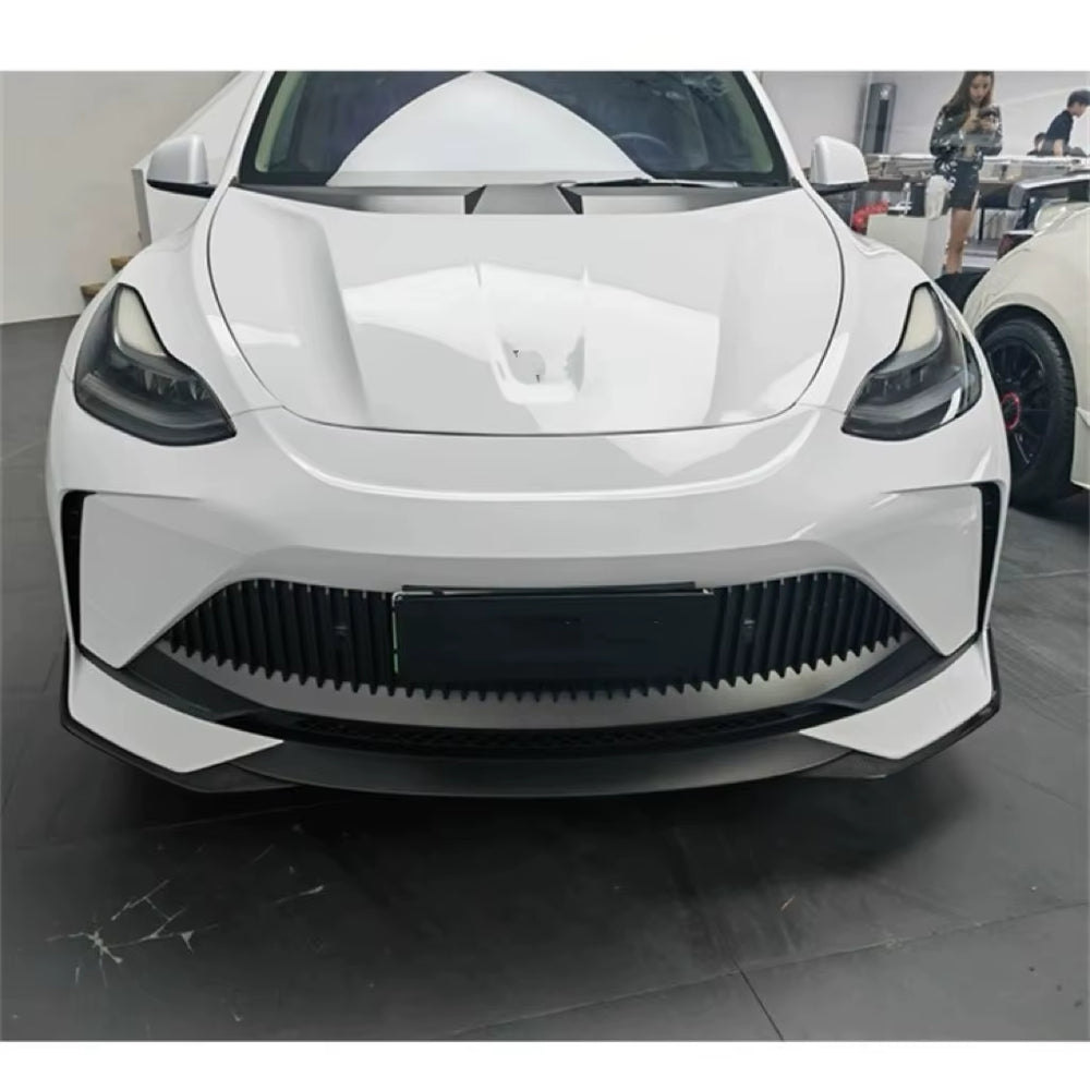 Starship Style High Quality Body Kit for Tesla Model Y Front Bumper Rear Bumper Side Skirts and Hood Spoiler Diffuser