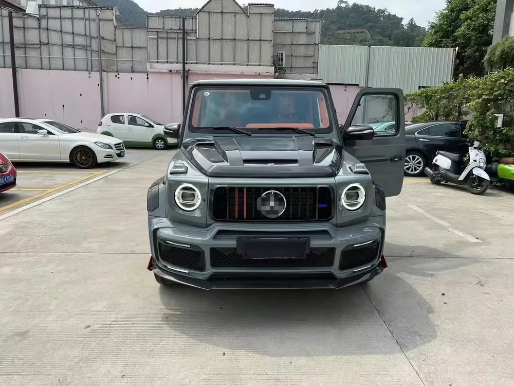 B900 Rocket Style Dry Carbon Fiber Body Kit for Mercedes-Benz G-Class G63 W464 for Car Part