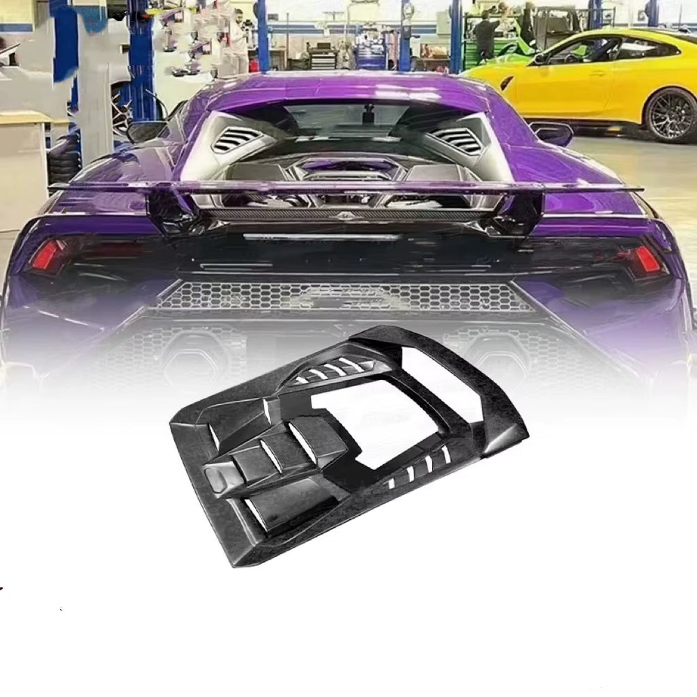High Quality Body Kit Is Used for Lamborghini Huracan Upgrade Tecnica Style Carbon Fiber Rear Cover Trunk Lid.