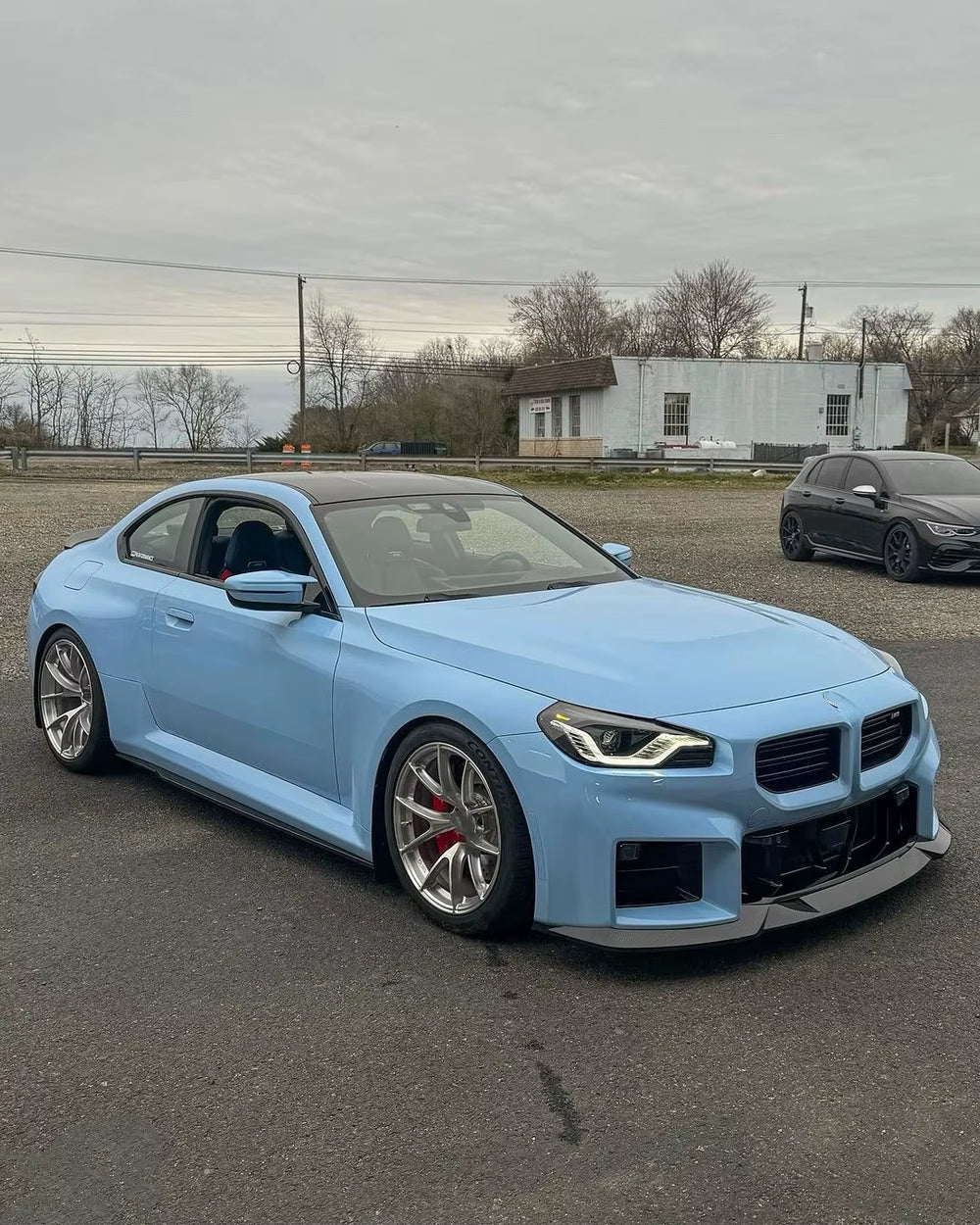 Dry Carbon Fiber Fibre Body Kit for BMW M2 G87 Front Bumper Front Lip Diffuser Spoiler