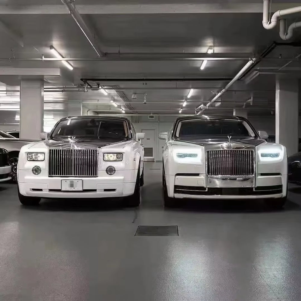 Car Parts for Rolls-Royce 2002-2016 Upgrade 8Th Generation Front Bumper Headlight Body Kit