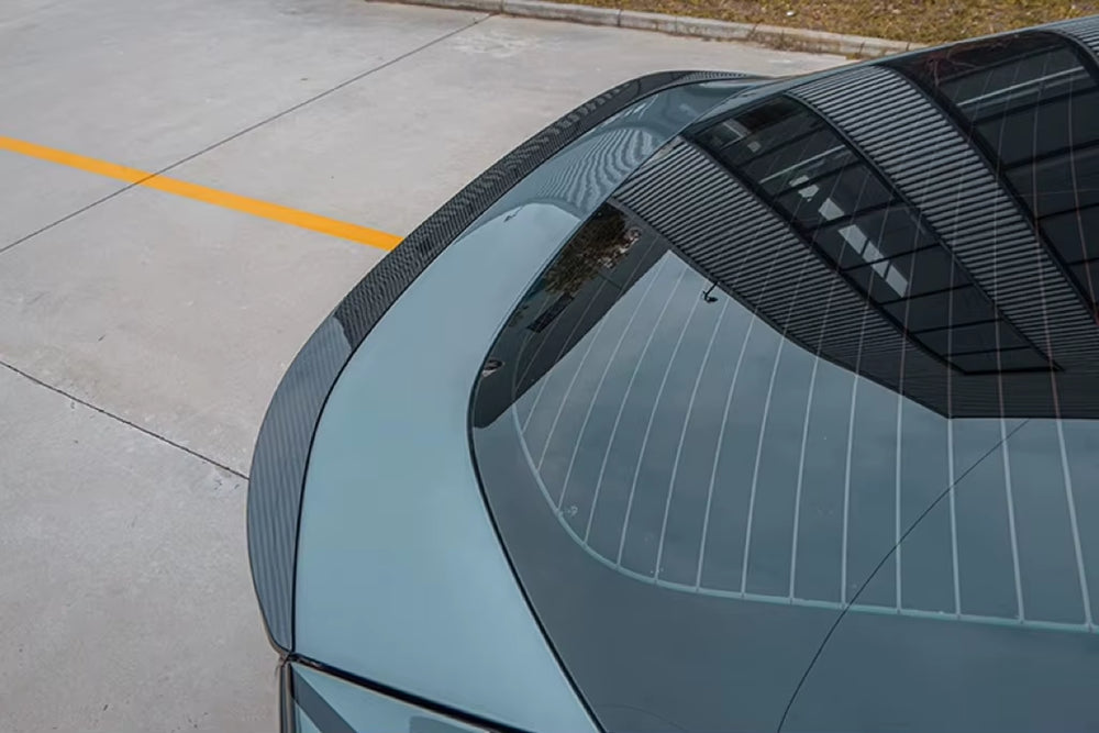 CGW Style Dry Carbon Fiber Body Kit for Zeekr 001 Dry Carbon Fiber Front Lip Skirt Rear Diffuser Spoiler Hood Body Kit