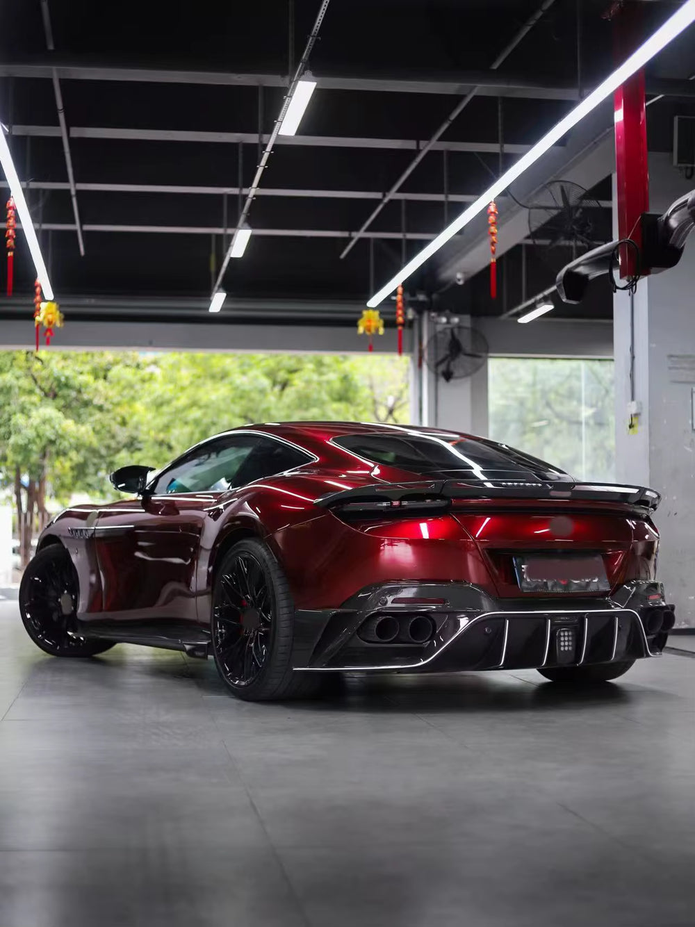 Dry Carbon Fiber MSY Style Body Kit for Roma Front Rear Bumper Lip Side Skirts Hood Upgrade Aero Kit Parts