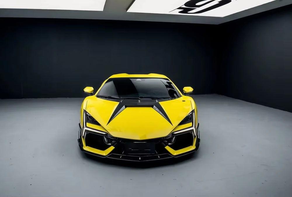 Factory Direct MSY Style Dry Carbon Fiber Front Lip Rear Body Kit for Lamborghini Revuelto Side Skirt Diffuser Spoiler Hood