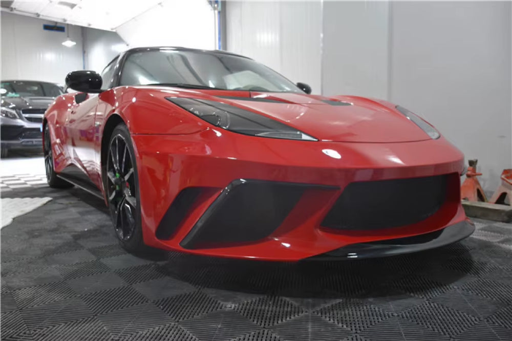 GTE Style Body Kit for Lotus Evora S Front and Rear Bumper Side Skirt Spoiler Diffuser Body Kit