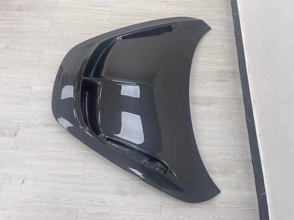 Dry Carbon Fiber Hood V Style for Mclaren 720S Engine Bonnet Cover Body Kit
