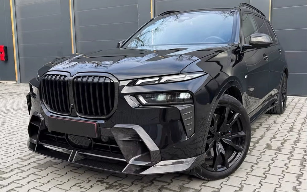 High-Quality Dry Carbon Fiber Body Kit for BMW X7 G07 Upgrade to LD Style Front Lip Side Skirt Rear Diffuser Spoiler Body Kit