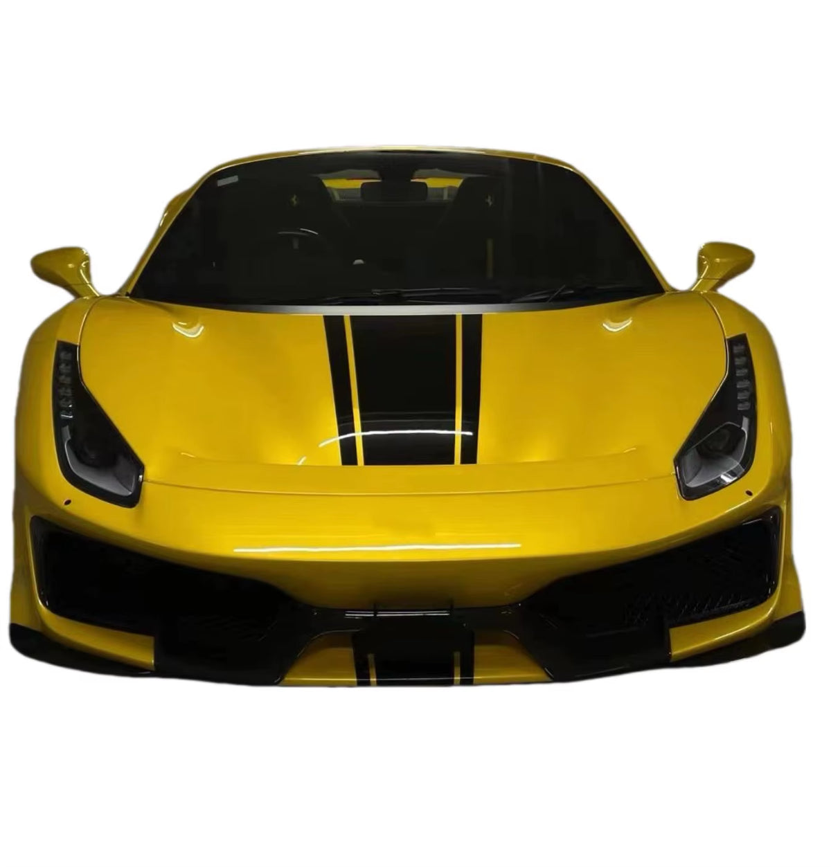 Pp+ Dry Carbon Fiber Pista Body Kit for Ferrari 488 Gtb Spider Pista Front and Rear Bumper Side Skirts Spoiler