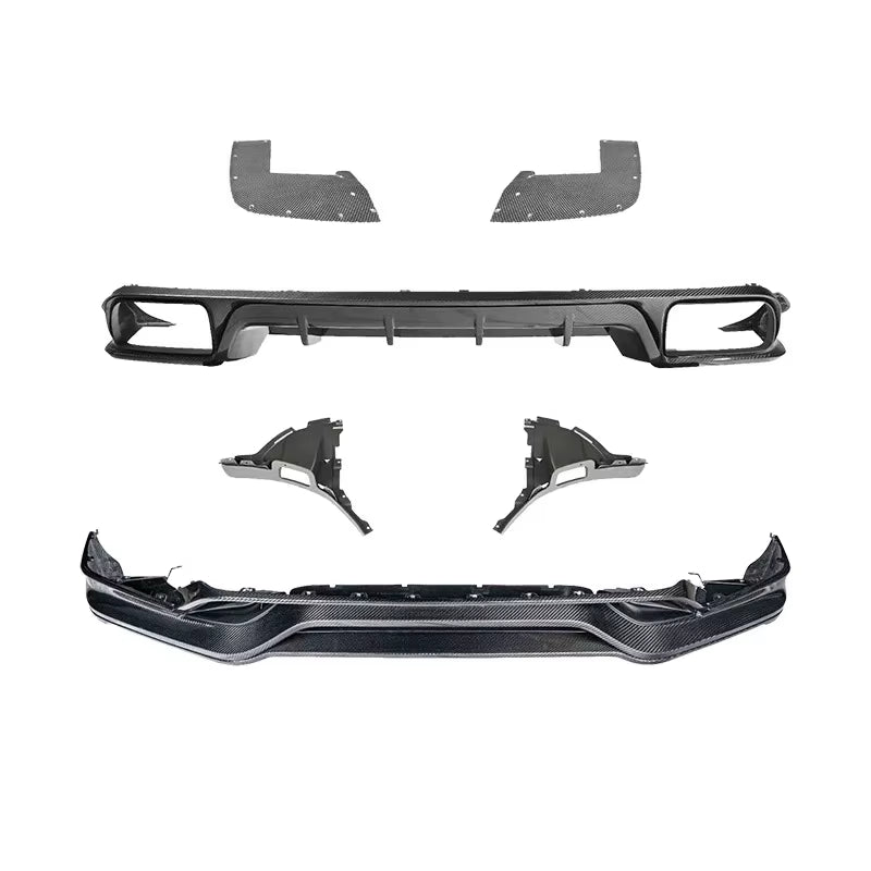 TKT Style Dry Carbon Fiber Body Kit for Porsche Cayenne 2024+ Front Lip Rear Diffuser Hood Body Kit
