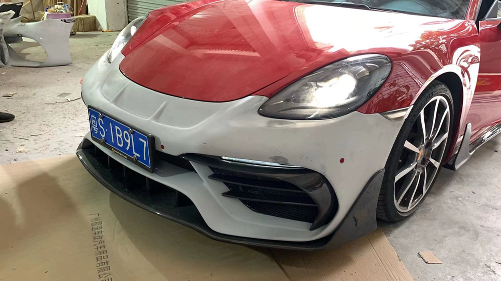 PD Style Body Kit for Porsche 718 Cayman Boxster Front Bumper Rear Bumper Side Skirt Rear Diffuser Spoiler
