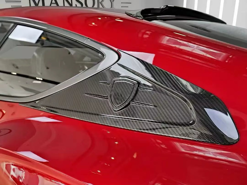 Upgrade Msy Dry Carbon Fiber Front Lip Skirt Rear Diffuser Spoiler Hood for Bentley Continental GT 2025 Body Kit
