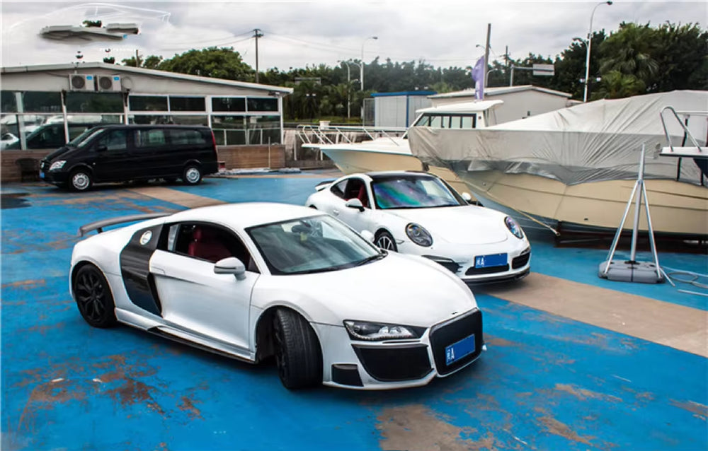 Regula Style Body Kit for Audi R8 2006-2015 Front Bumper Rear Bumper Side Skirt Spoiler Diffuser Body Kit