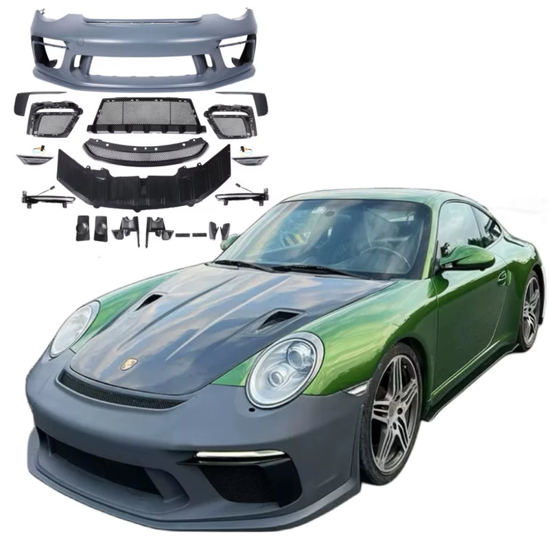 Gt3 Style Body Kit for Porsche 911 997 Upgrade Gt3 Front Bumper Body Kit