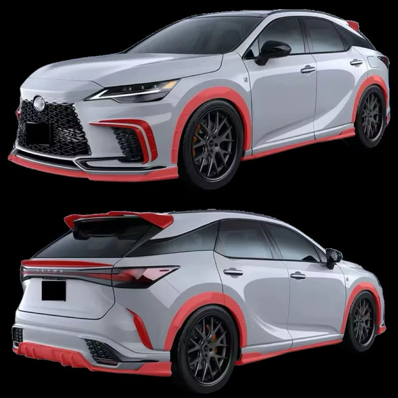AT Style Carbon Fiber Body Kit for Lexus RX500 2023+ Front Lip Rear Lip Rear Diffuser Spoiler
