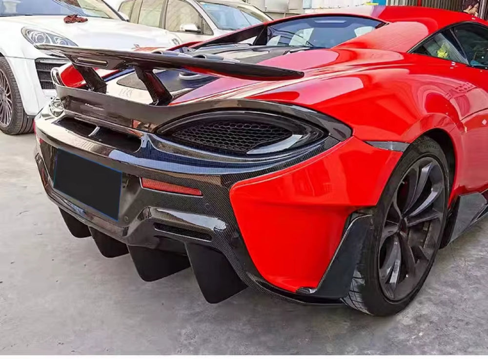 For Mclaren 540C 570S 570GT Upgrade to 600LT Carbon Fiber Bumper Front Lip Rear Bumper Body Kit