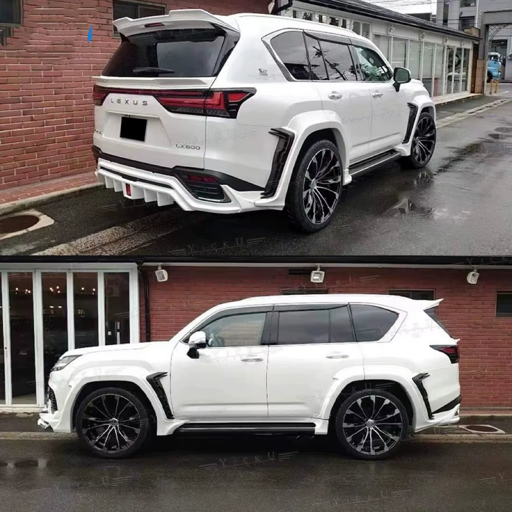 WD Style Wide Body Kit for Lexus LX600 Front Lip Side Skirt Rear Diffuser Spoiler Wide-Body Wheel Arch Body Kit