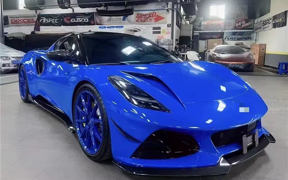 Carbon Fiber Body Kit for Lotus Emira Front Lip Diffuser Spoiler Hood Bumper Body Kit