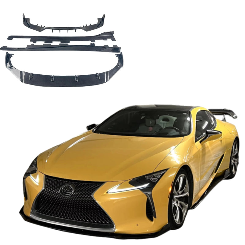 Carbon Fiber Body Kit for Lexus Lc500 Lc500H Body Kit Front Bumper Lip Side Skirt Rear Diffuser
