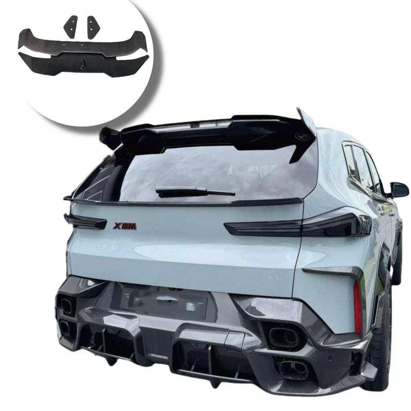 High Quality Dry Carbon Fiber Spoiler for BMW XM G09 Upgrade MSY Style Spoiler Top Wing Roof Spoiler