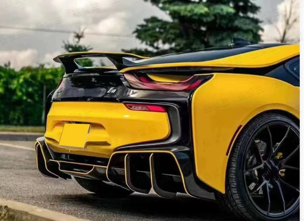 Alerón trasero tipo GT en fibra de carbono para BMW i8