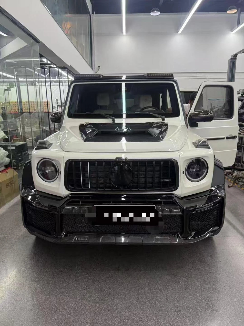 Kit carrosserie style G800 en carbone sec pour Mercedes-Benz Classe G W465 / W464 (G500 / G63)
