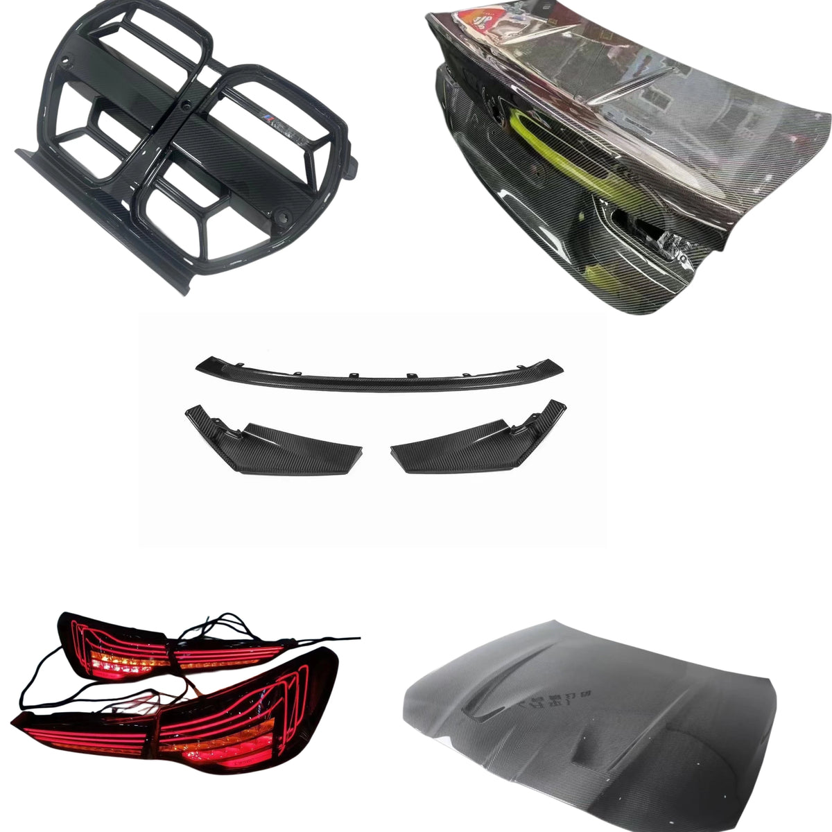 Csl-Style Auto Parts in the Net Tail Light Tail Cover Carbon Fiber for BMW M4 Body Kit