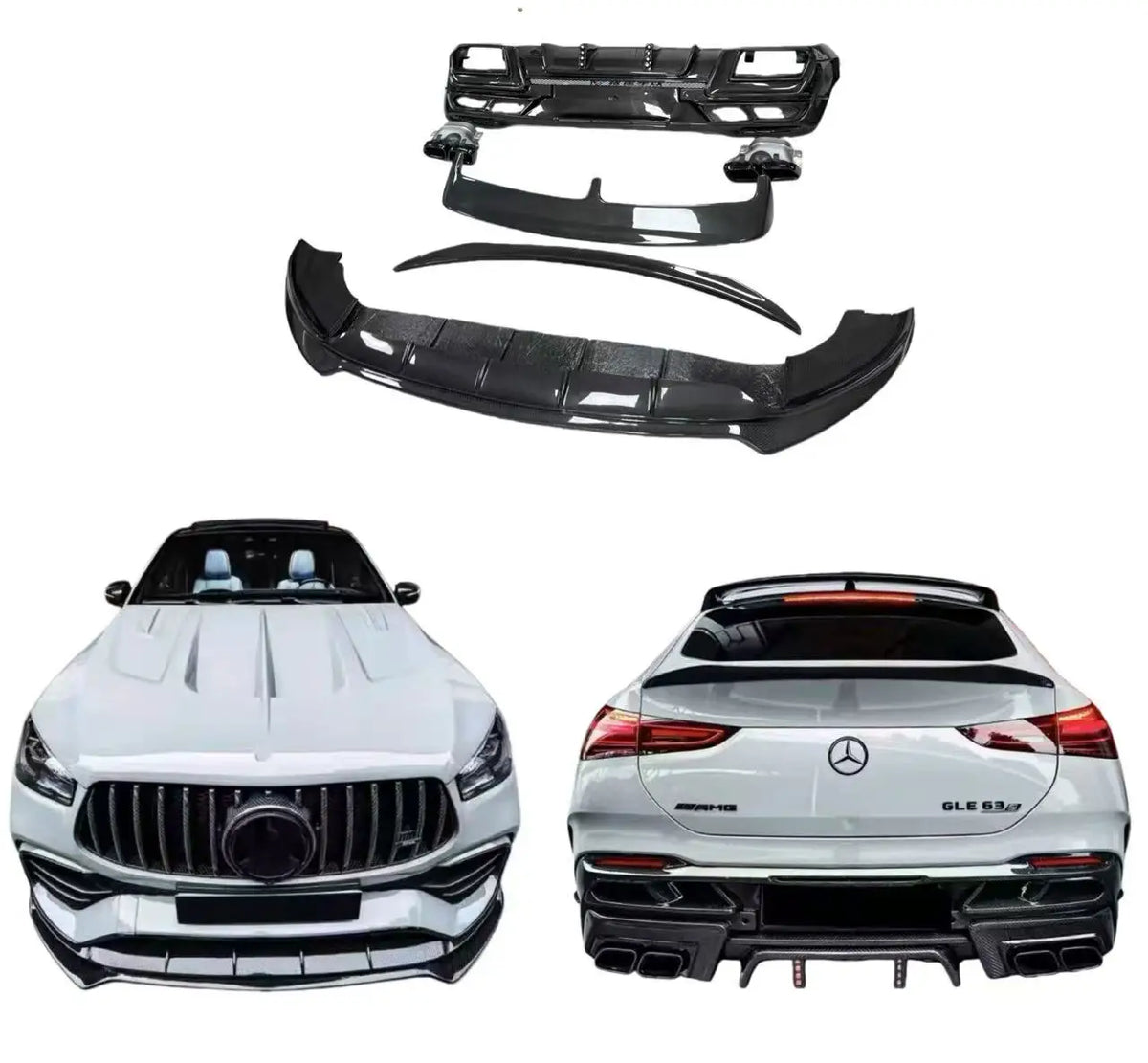 Kit de carrocería en fibra de carbono para Mercedes-AMG GLE 53 / GLE 63 Coupé