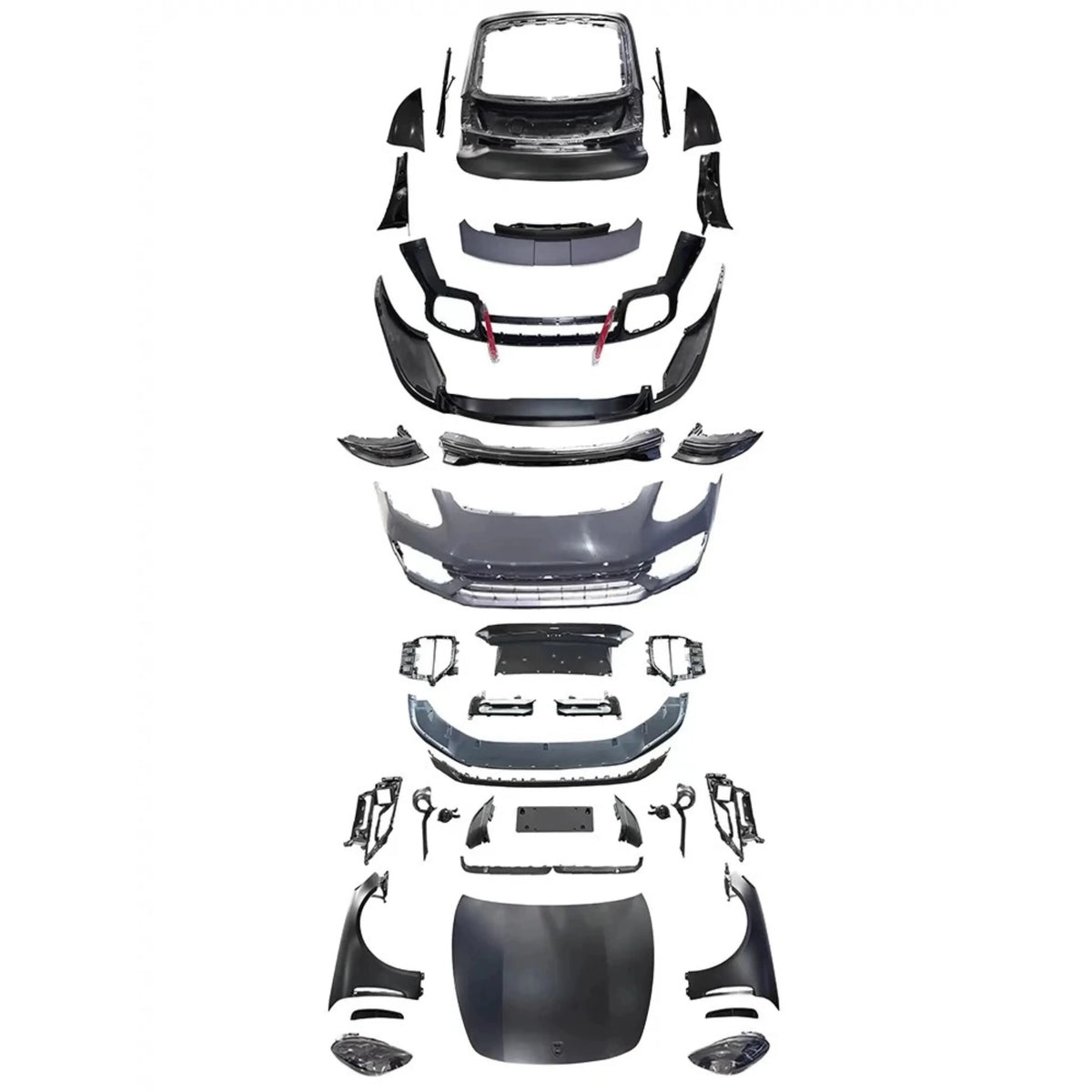 For Porsche Paramera 970 2015-2022 Upgrade the New Style 971 Front Bumper Rear Bumper Headlight Taillight Fender Body Kit