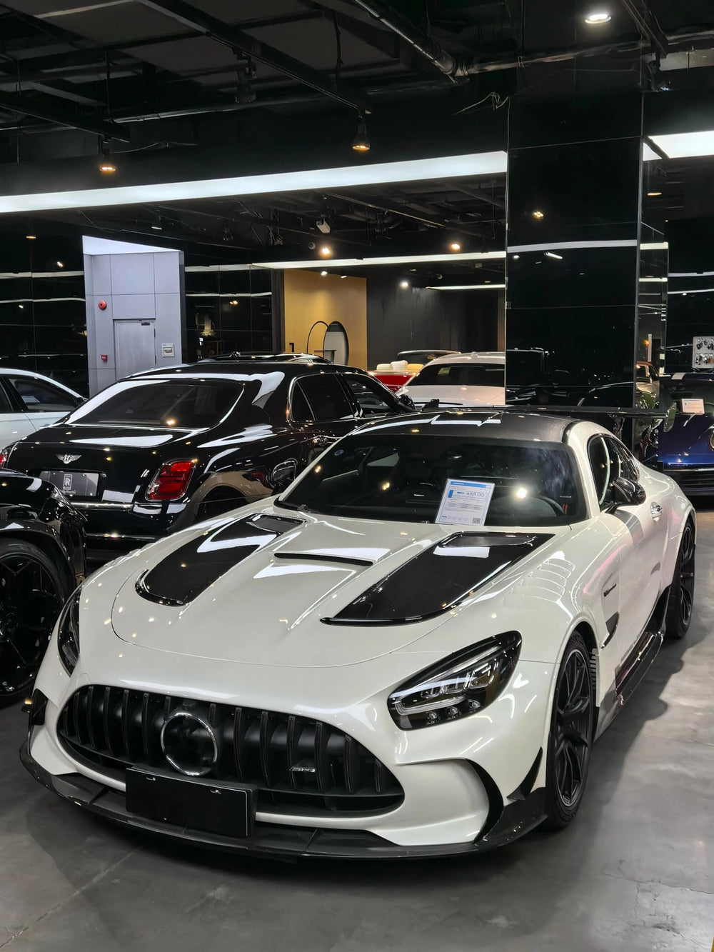 BS Style Body Kit for Mercedes-Benz AMG GT GTS GTR GTC Front and Rear Bumper Rear Spoiler Diffuser Body Kit