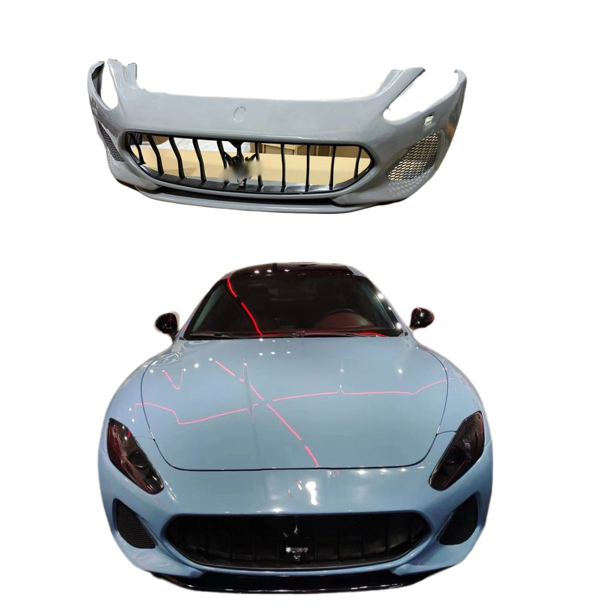 Car Parts for Maserati Granturismo GT GTS GTC Zade Style Front Bumper Grill Body Kit