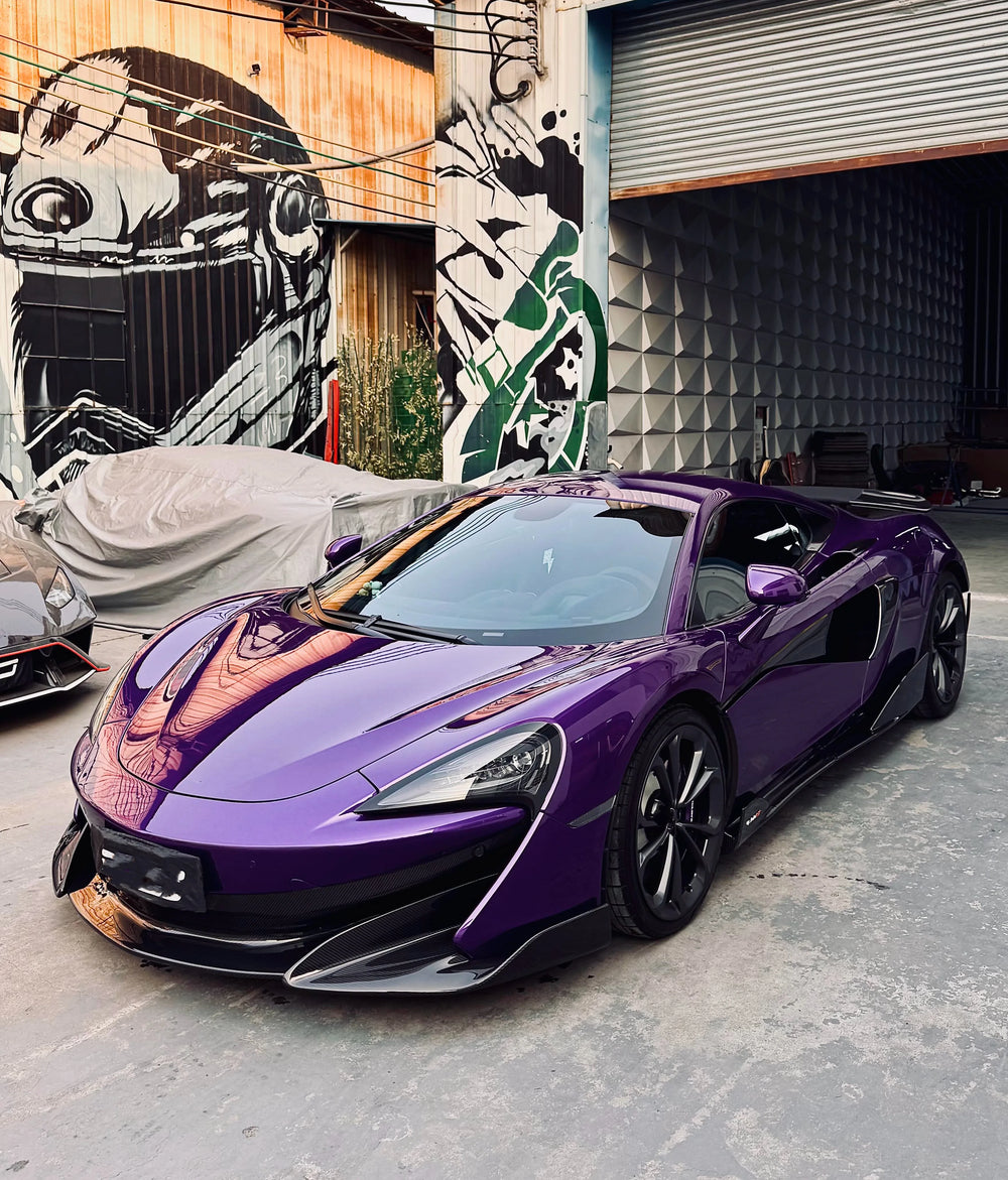 Dry Carbon Fiber Body Kit for Mclaren 540C 570GT 570S Upgrade 600LT Bumper Spoiler Diffuser Side Skirts Hood Exhaust