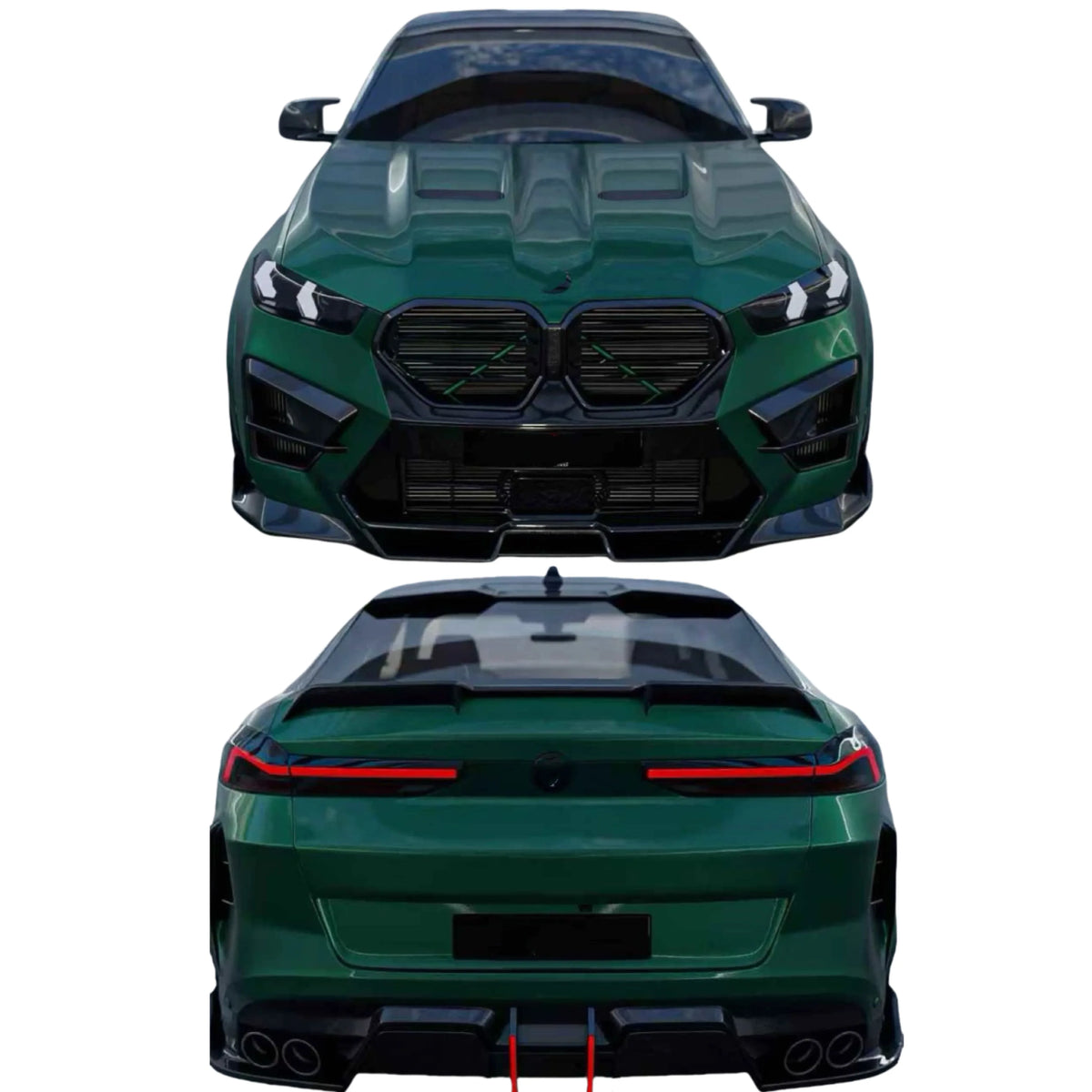 Kit carrozzeria in fibra di carbonio per BMW X6 M F96