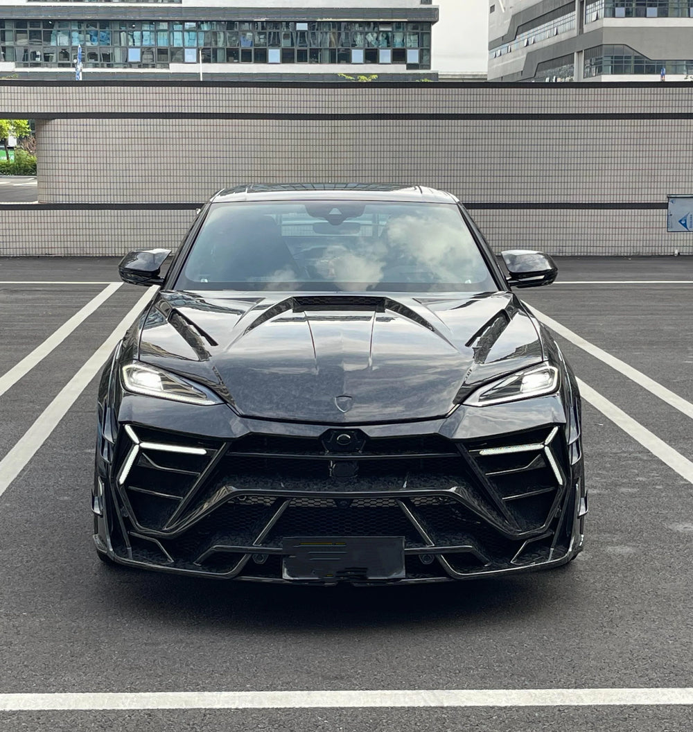 Auto Parts for Lamborghini Urus Se 2024-2026 Dry Carbon Fiber Body Kit Bumper Hood Front Lip Side Skirt Diffuser URUS SE Upgrade