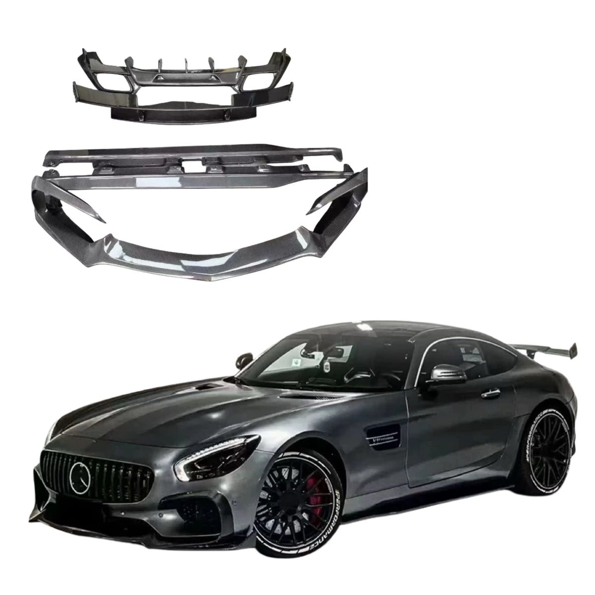 Kit de carrocería en fibra de carbono para Mercedes-AMG GT