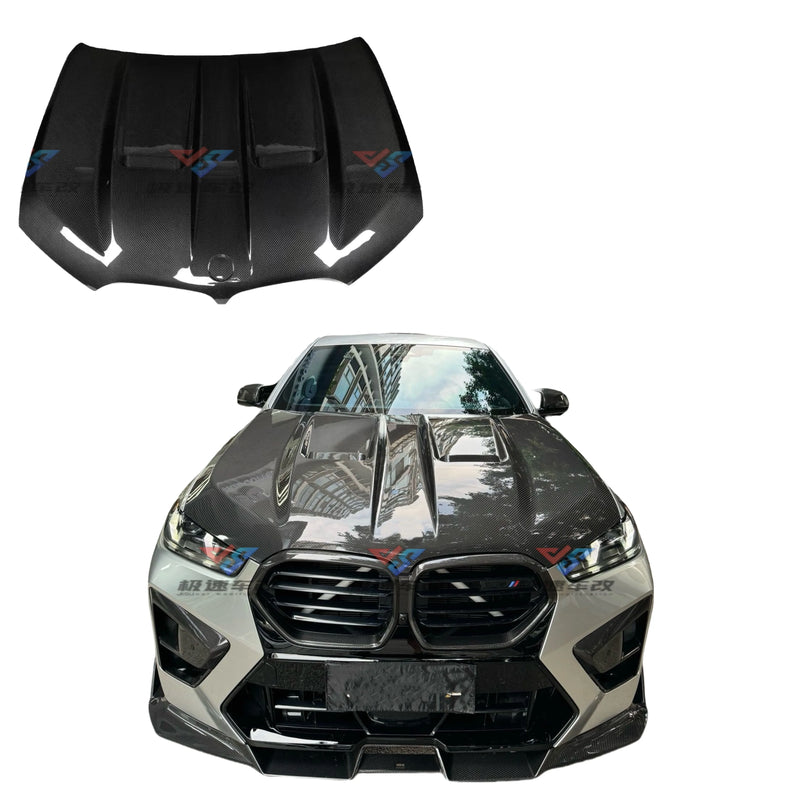 Capó en fibra de carbono seca para BMW X6 / X6 M (G06 / F96)