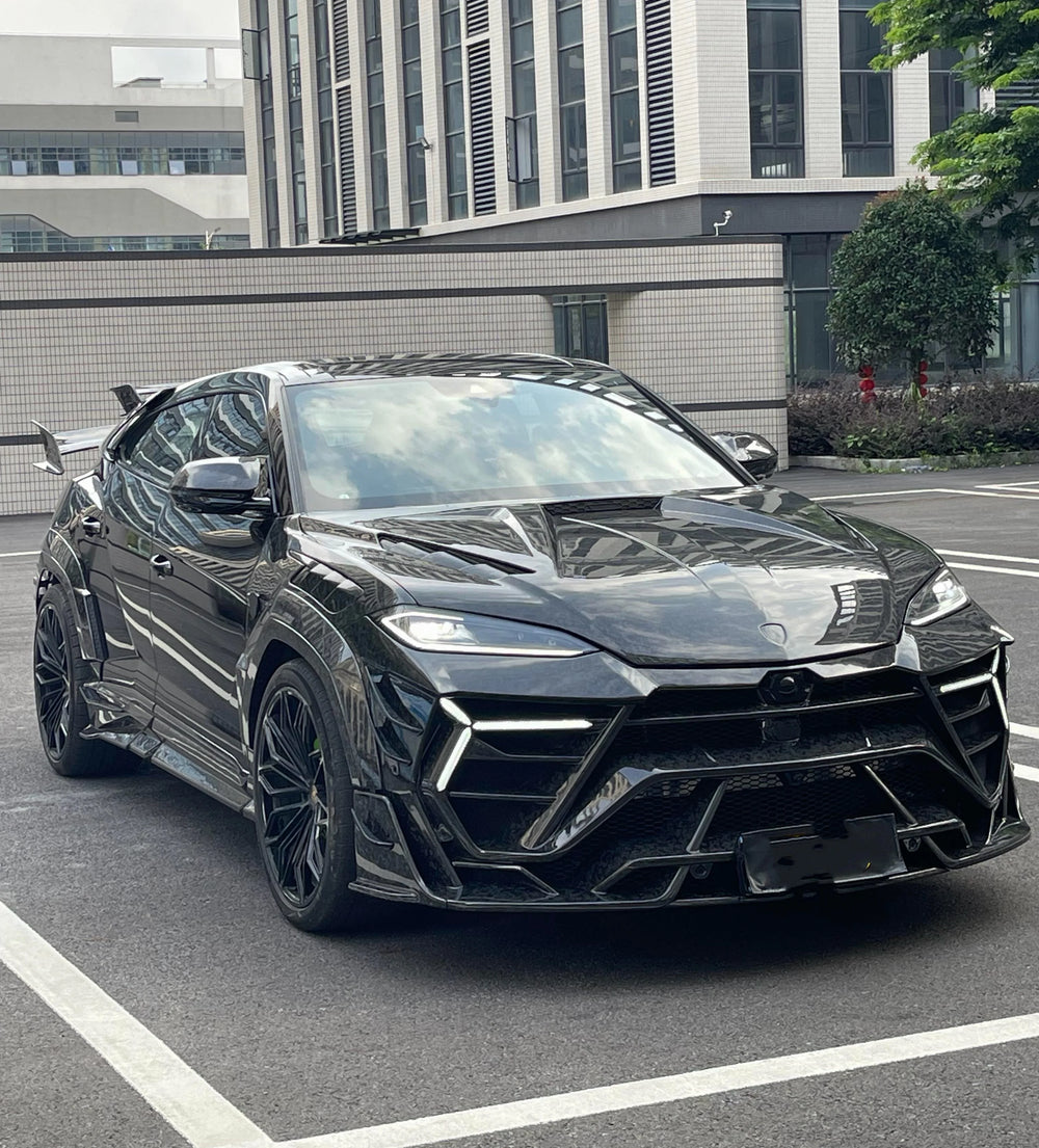 Auto Parts for Lamborghini Urus Se 2024-2026 Dry Carbon Fiber Body Kit Bumper Hood Front Lip Side Skirt Diffuser URUS SE Upgrade
