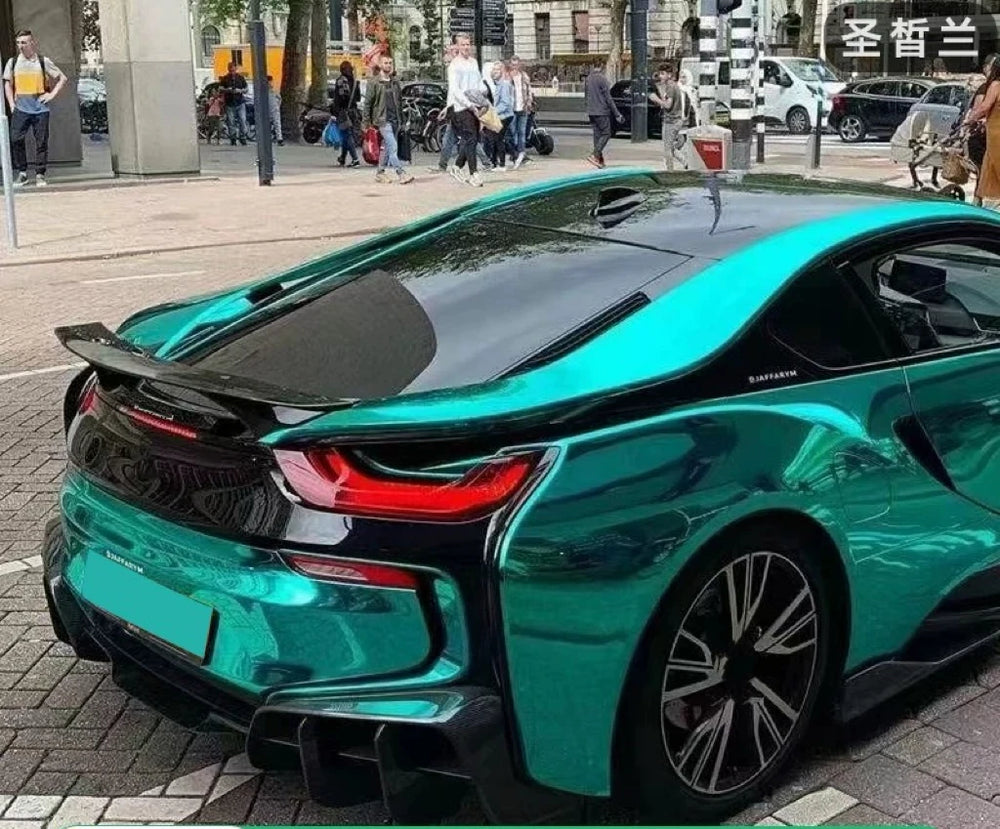 Alerón trasero tipo GT en fibra de carbono para BMW i8