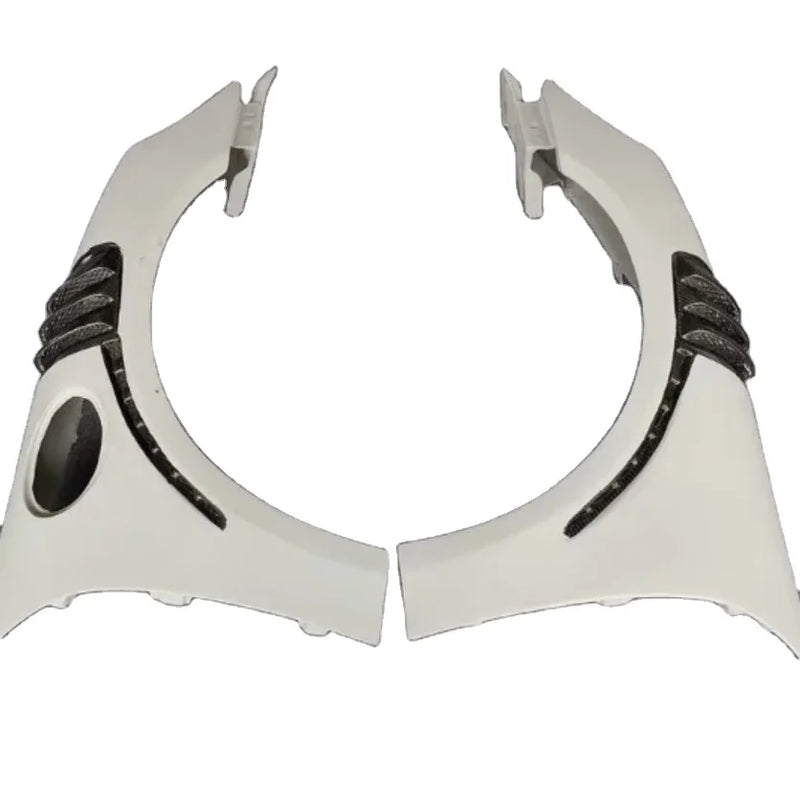 Parafanghi anteriori con griglie di ventilazione in fibra di carbonio per Porsche 718 Cayman / Boxster 2016+