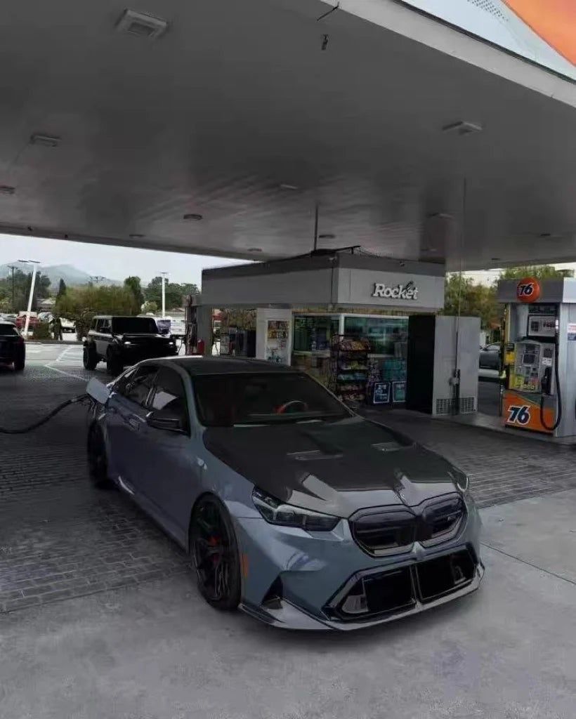 Capó en fibra de carbono seca para BMW M5 G90
