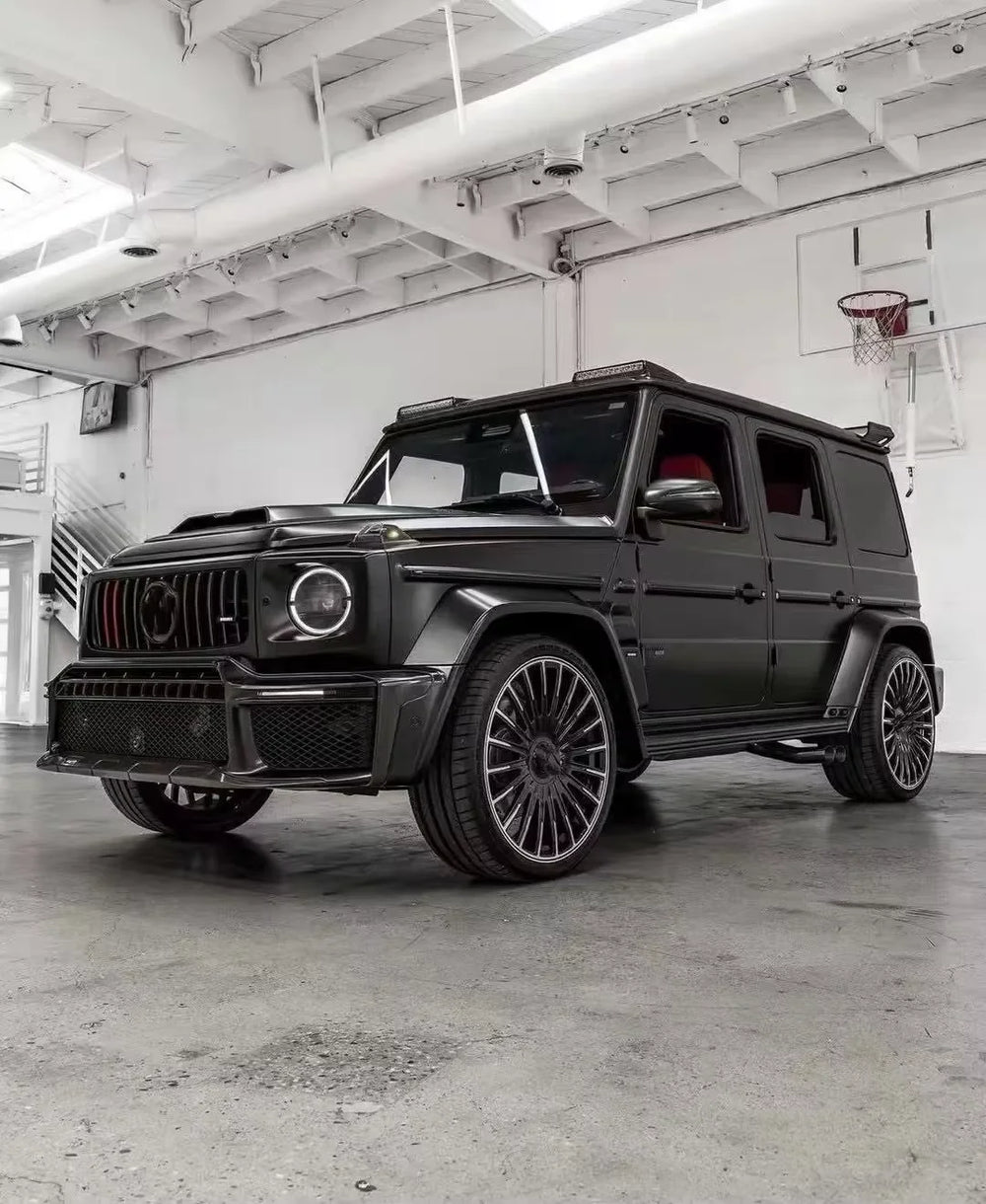 Karosserie-Kit im G800-Stil aus Trockencarbon für Mercedes-Benz G-Klasse W465 / W464 (G500 / G63) 2019, mit Motorhaube, Stoßstange und Heckspoiler