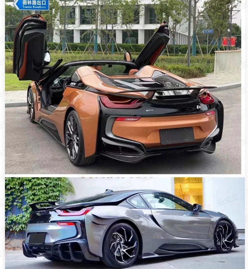 Alerón trasero tipo GT en fibra de carbono para BMW i8